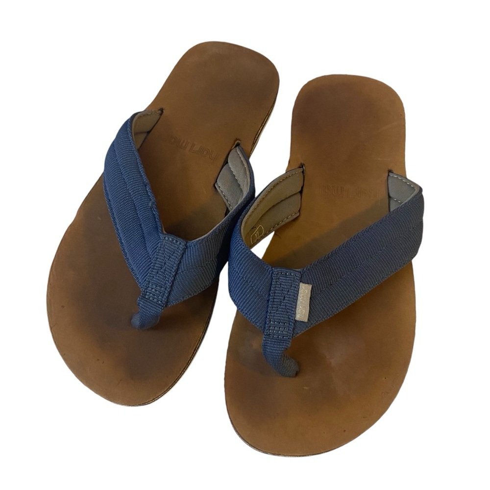 Hari Mari Flip Flop Sandals Youth Size 1 Blue